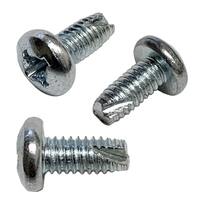 #8-32 X 3/8" Pan Head, Phillips, Thread Cutting Screw, Type-23, Zinc